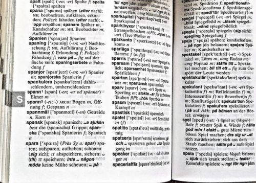 Sprache im Wörterbuch erweitern